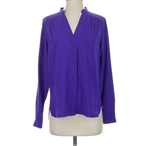 Diane Von Furstenberg Deep Purple Blouse